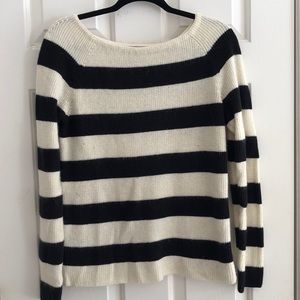 Banana Republic striped heavy sweater
